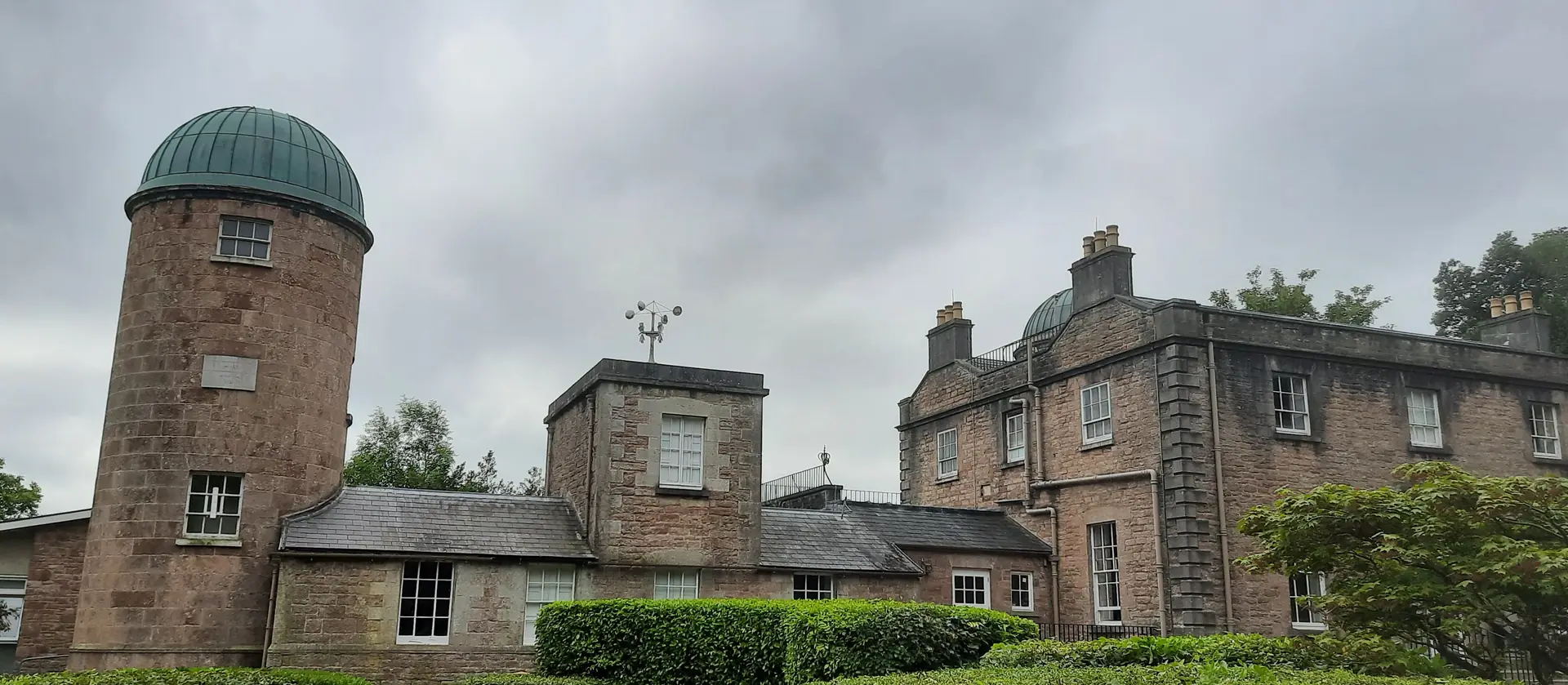 Armagh Observatory on College Hill, with its domed tower and Georgian main building